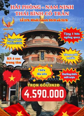 HẢI PHÒNG – ĐÔNG HƯNG – THÁI BÌNH CỔ TRẤN – NAM NINH – ĐÔNG HƯNG – HẢI PHÒNG