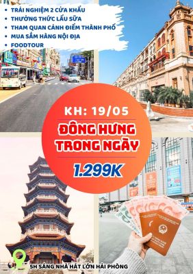 Tour Đông Hưng trong ngày